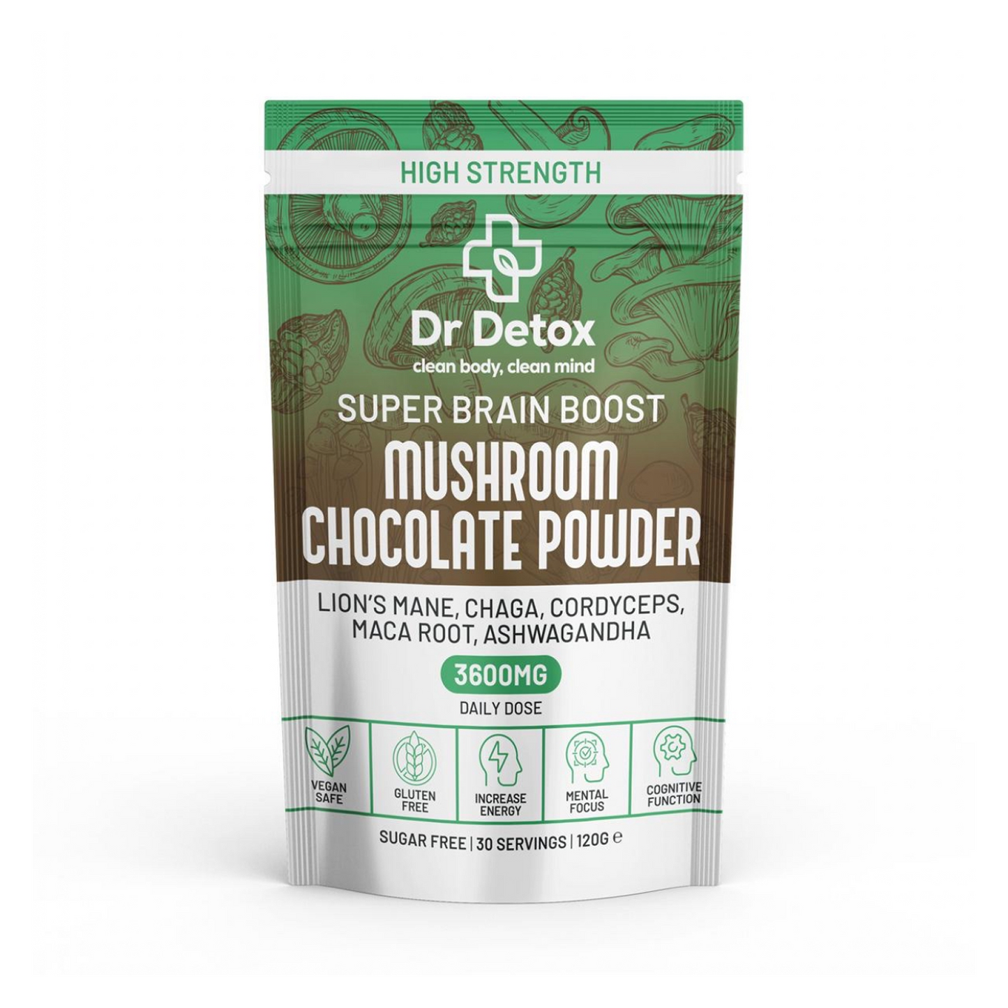 Mushroom Chocolate Powder