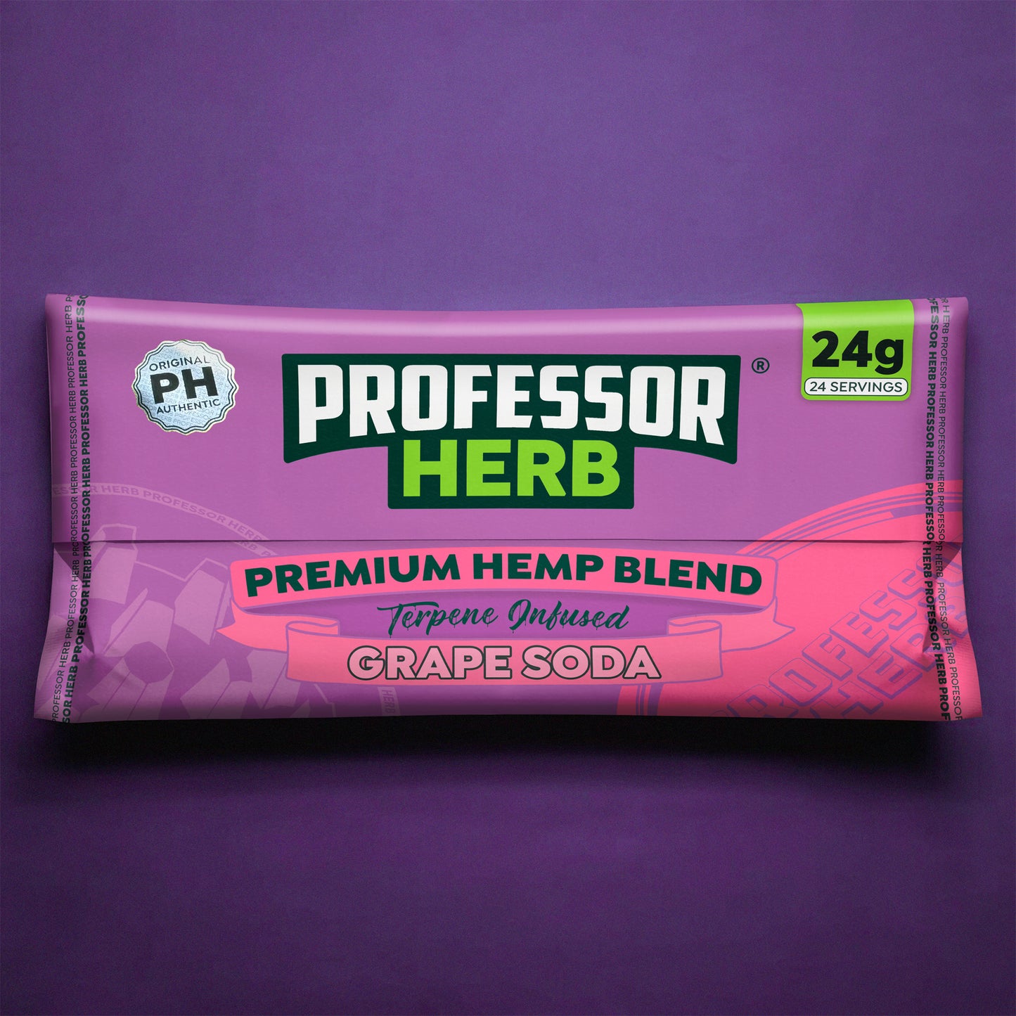 Professor Herb Premium Hemp Blend 24GM - Grape Soda