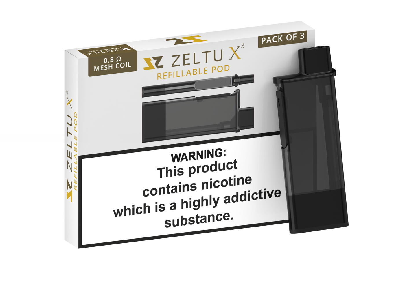 Zeltu X³ Re-fillable Pod