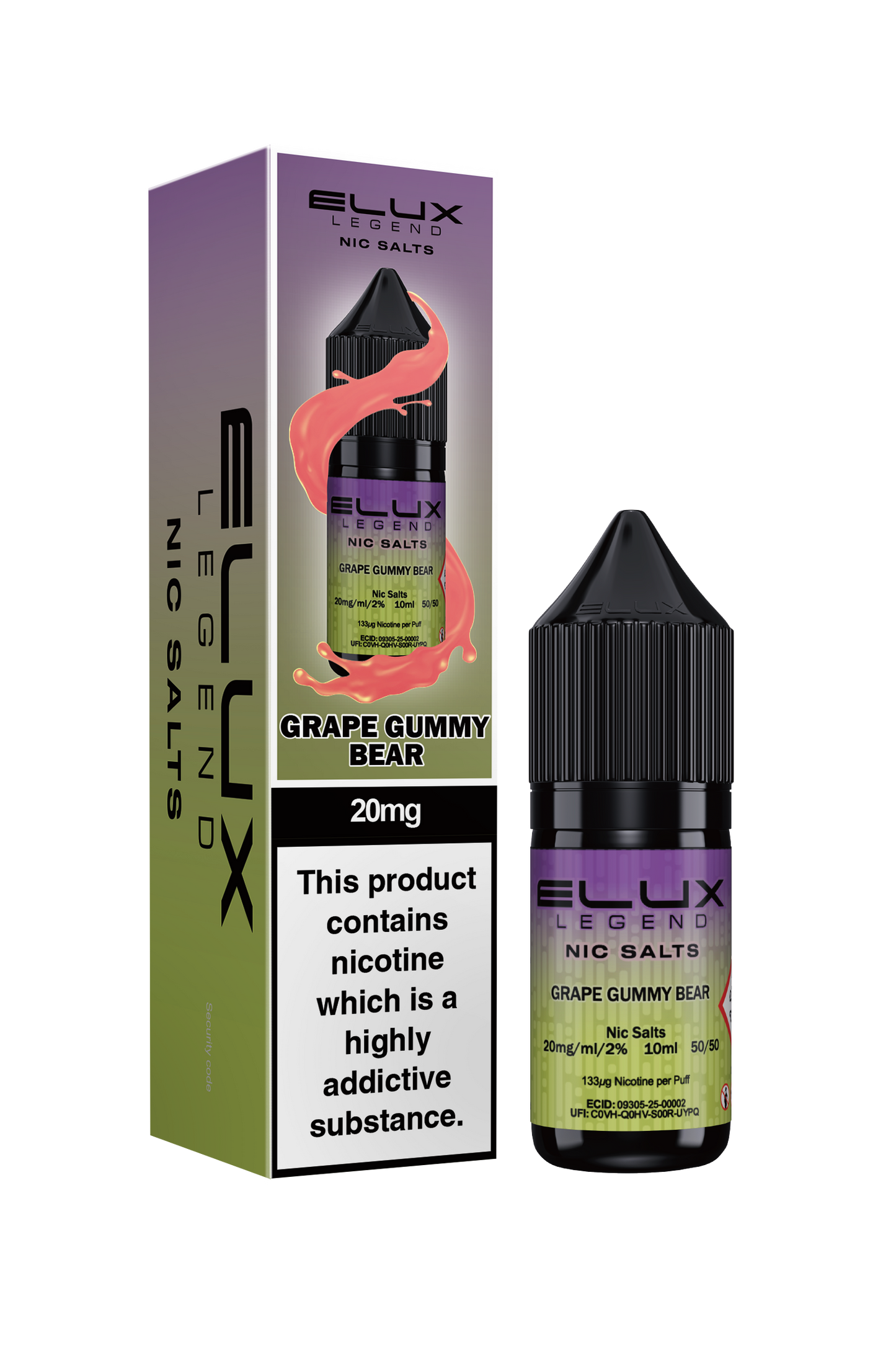 Elux - Grape Gummy Bear 20MG