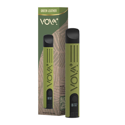 VOVA+ Dry Herb Vaporizer - GREEN LEATHER
