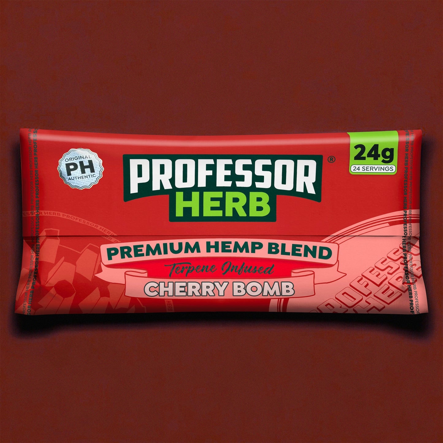 Professor Herb Premium Hemp Blend 24GM - Cherry Bomb