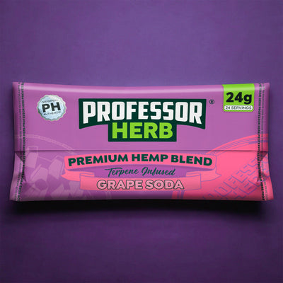 Professor Herb Premium Hemp Blend 24GM - Grape Soda