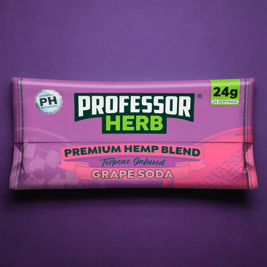 Professor Herb Premium Hemp Blend 24GM - Grape Soda